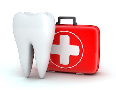 tooth and first aid kit