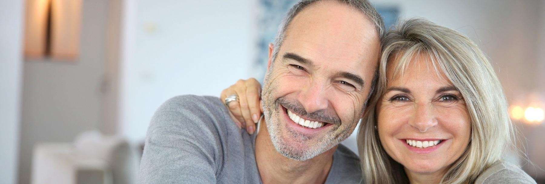 older couple smiling in farmington hills